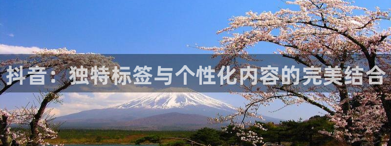 星欧娱乐网址官网：抖音：独特标签与个性化内容的完美结合